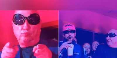 Bad Bunny sorprende a Novellis de La Mosca en su casita