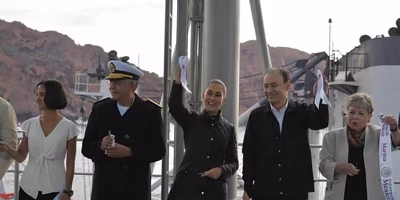 Sheinbaum anuncia inversión récord para modernizar Puerto de Guaymas