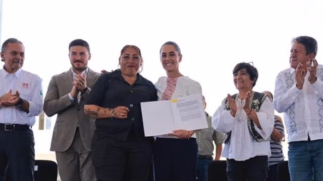 Sheinbaum promete 80 mil viviendas en Nuevo León con créditos más flexibles