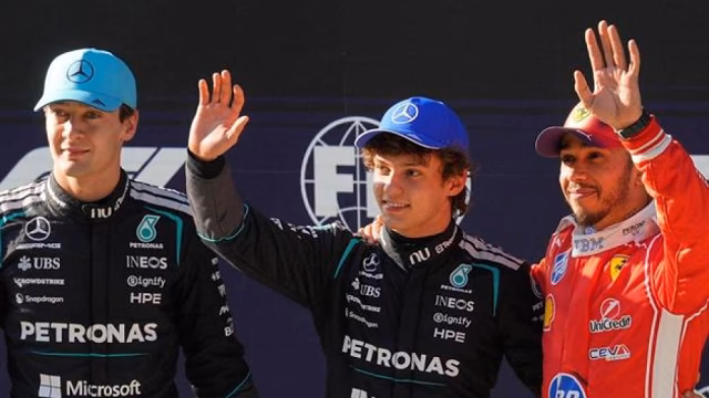Antonelli, el más joven en lograr la pole, brilla en Shanghái
