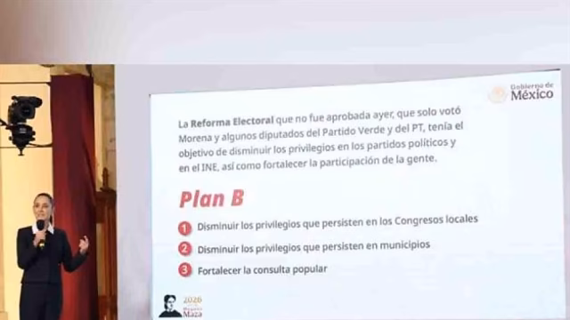 Plan B de Sheinbaum recorta 4 mil millones al Senado