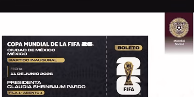 Sheinbaum lança concurso para jovens representarem o México na Copa do Mundo