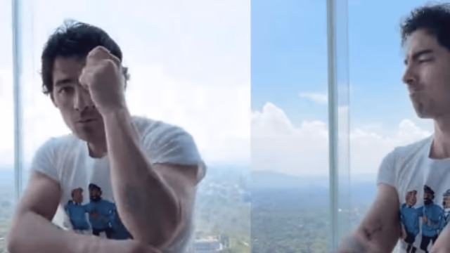 Joe Jonas baila al ritmo de Vaquero previo al Tecate Emblema