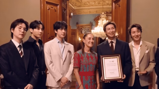 Sheinbaum anuncia regreso de BTS a México en 2027