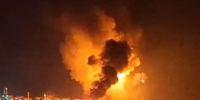 A refinaria Pemex não conseguiu limpar e fumar em Salina Cruz