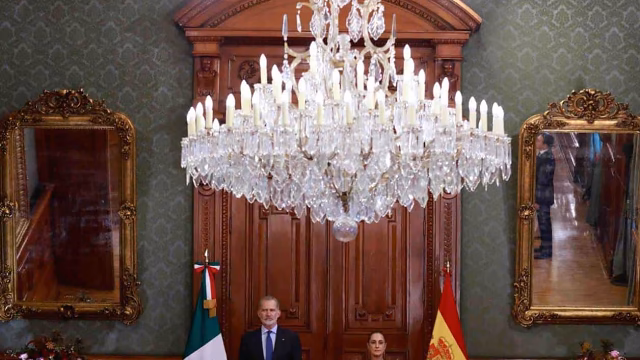 Sheinbaum empfängt König Felipe VI. im Nationalpalast