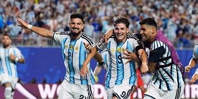 Argentina vence Suíça na prorrogação e se classifica às semifinais