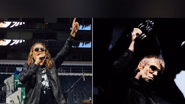 Fher Olvera responde a Liam Gallagher com humor e uma camiseta do Oasis