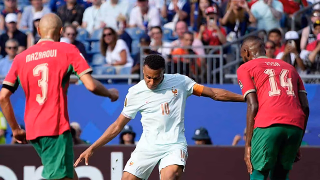 Frankreich zieht mit einem Doppelpack von Mbappé und Dembelé im Halbfinale ein