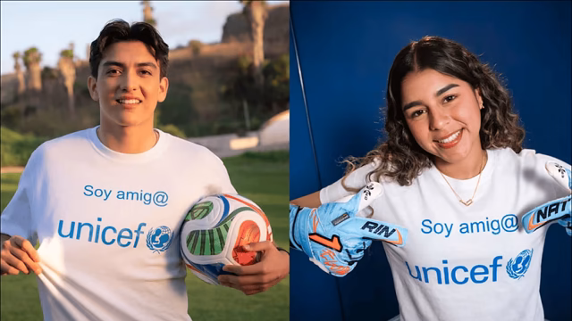 Futbolistas mexicanos se unen a campaña de UNICEF por la infancia