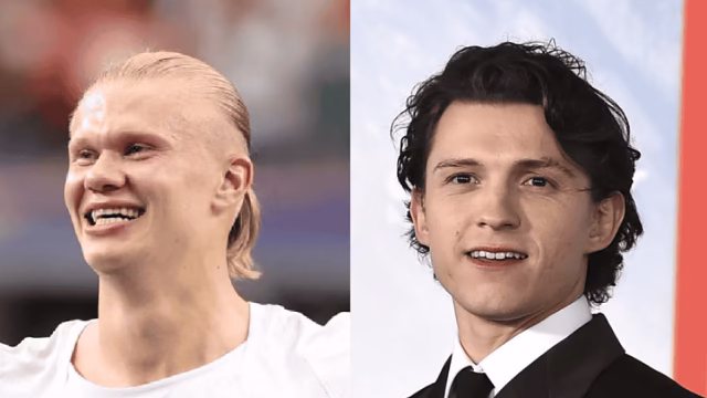 Haaland acepta la cena de Tom Holland, dos años después