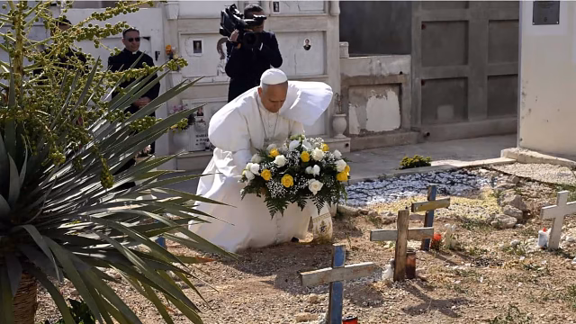 Leo XIV. auf Lampedusa: ein Aufruf zu humanitärer Hilfe