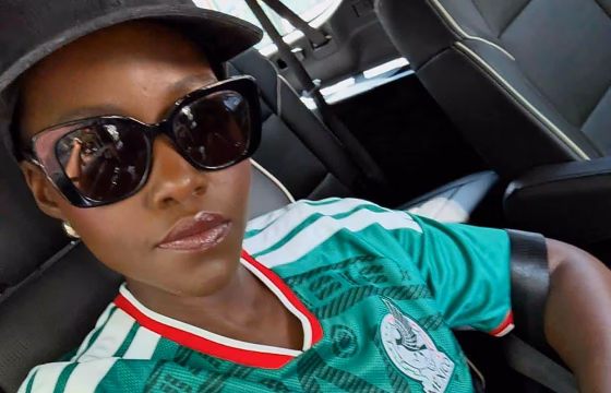 Lupita Nyong’o llevó la playera de México a la final del Mundial