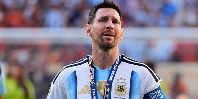 Messi returns to Rosario after falling in the final