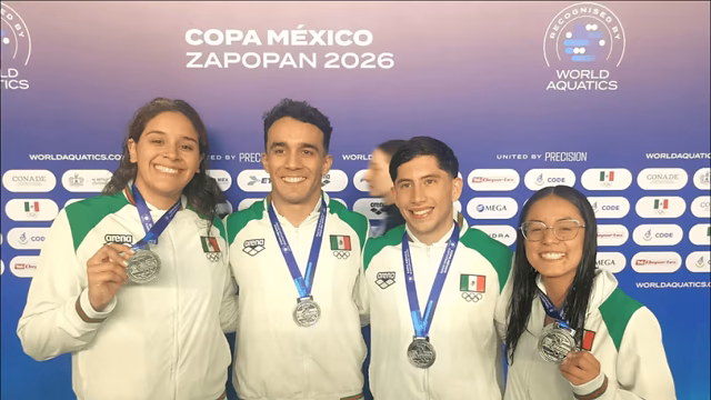 Mexico wins silver in the Mexico Diving Cup