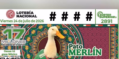 Pato Merlín ya tiene billete conmemorativo de Lotería Nacional