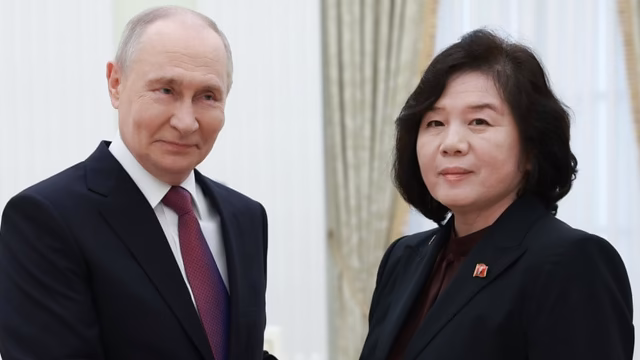 Putin recibe a canciller norcoreana y elogia apoyo en conflicto