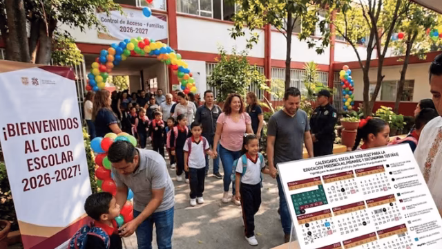 SEP publica calendario escolar 2026-2027 con 185 días de clase