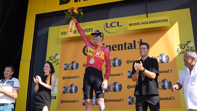 Søren Wærenskjold gana la etapa más veloz del Tour de Francia