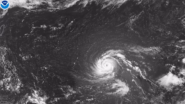Taifun Bavi bedroht Guam und die Marianen; Könnte ein Super-Taifun sein