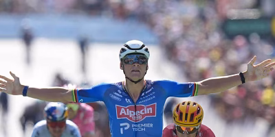 Van der Poel gana la etapa 9 del Tour; Pogacar mantiene el liderato