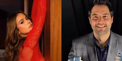 Yanet García and Memo Schutz enter La Casa de los Famosos