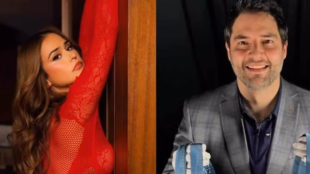 Yanet García and Memo Schutz enter La Casa de los Famosos