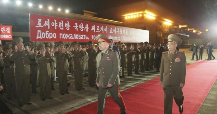 Llega Ministro De Defensa De Rusia A Corea Del Norte 696x365 1