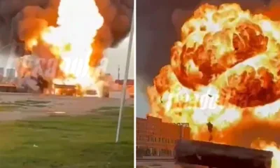 Explosión en gasolinera de Roma
