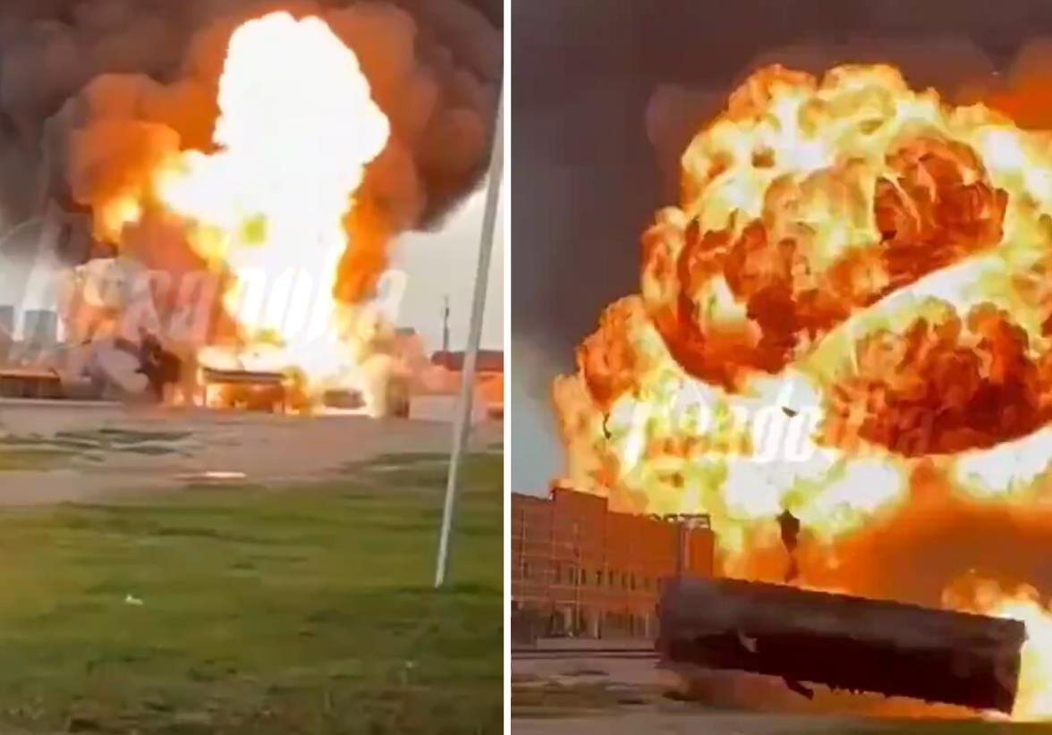 Explosión en gasolinera de Roma