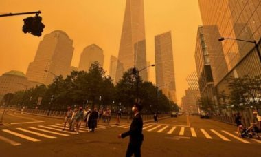 Pintan Incendios De Canada Cielo De Nueva York Y Ciudades 696x365 1